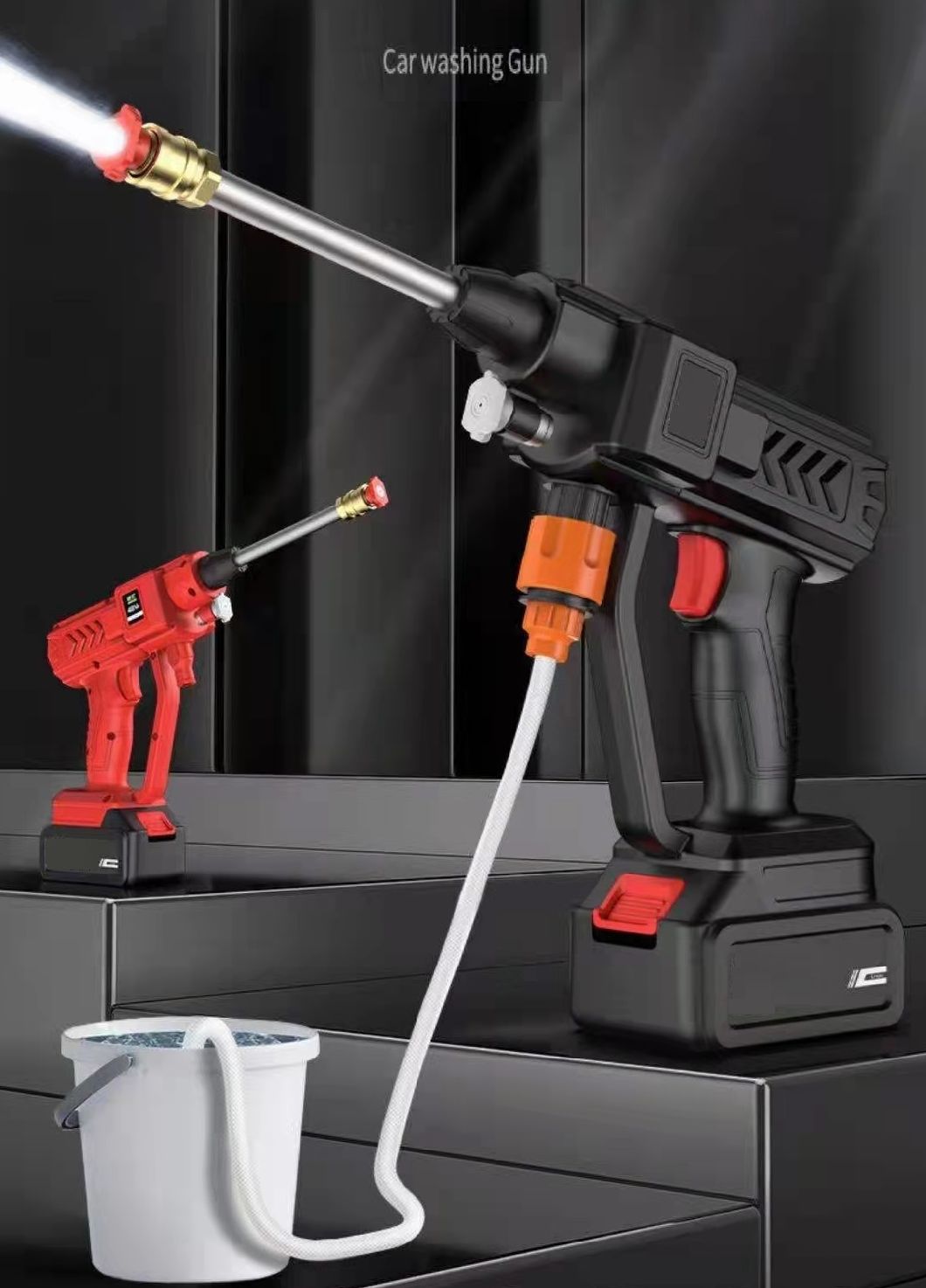 2022 New Design-Stronger Copper Motor-Li-ion Battery-Cordless/Electric-Garden Power-Tool Cleaner-Machines-High Pressure-Car Washer